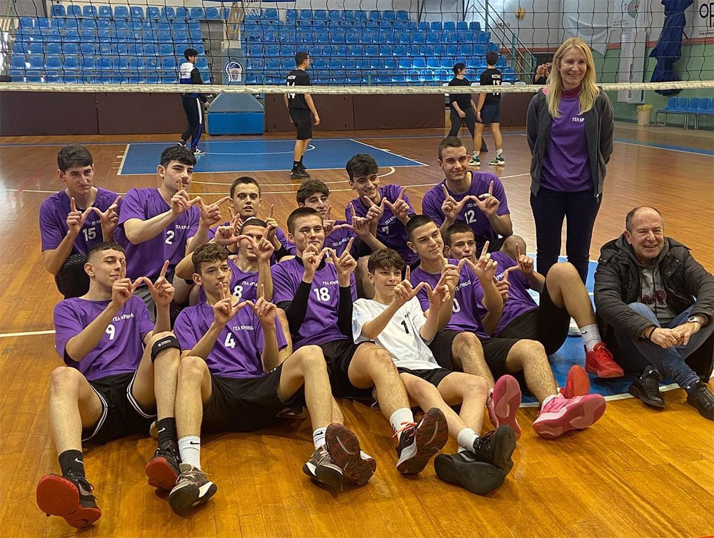 Στη Β’ Φαση των τελικών αγώνων Πετοσφαίρισης το Λύκειο Κρηνίδων