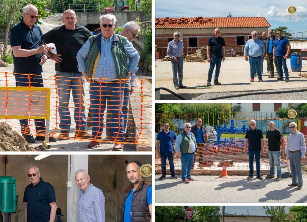 Μετά την προτεραιότητα στην πόλη που ξεκαθάρισε στους προέδρους βρήκε χρόνο και επιθεώρησε έργα στη Δημοτική Ενότητα Φιλίππων ο Δήμαρχος Καβάλας